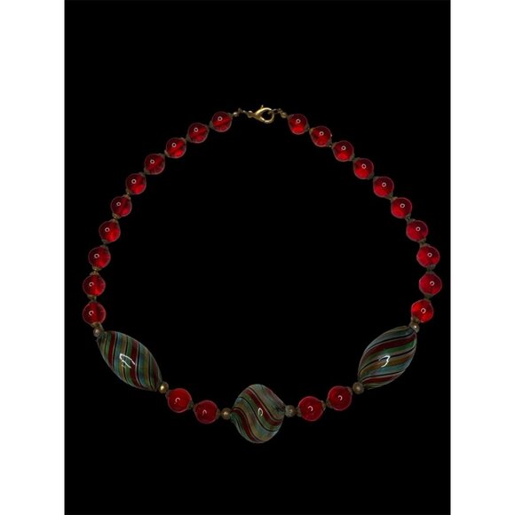 Jewelry - Venezia Murano Blown Glass Necklace